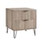Manhattan Comfort DUMBO 2.0 Nightstand in Rustic Grey, 2PK 2-NS002-GY - alternate 4